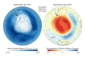 It is a pale blue gas with a distinctively pungent smell. Measurements Show Reduction In Ozone Eating Chemical