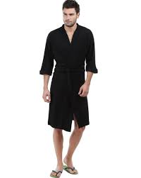Vind fantastische aanbiedingen voor black robe men. Buy Black Towels Bath Robes For Home Kitchen By Red Rose Online Ajio Com