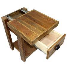 This night stand is designed for bedroom safety, security and privacy. Barnwood Nightstand With Hidden Compartment Four Corner Furniture Bozeman Mt