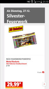 Dezember 2018 (freitag) und somit einen tag früher als sonst. Feuerwerk Schon Ab Den 27 12 Bei Norma