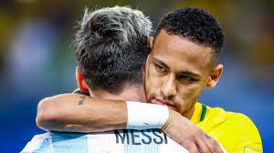 Brazil, led by forward neymar, faces argentina, led by forward lionel messi, in the final of the 2021 copa america at the estádio nilton santos in rio de janeiro, brazil, on saturday, july 10. M67wo5bctbzem