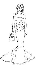 Barbie Dolls Fashion Coloring Pages Barbie Coloring Pages Princess Coloring Pages Barbie Drawing