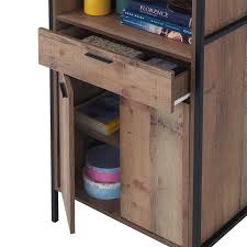 Including two chests of drawers with different shapes side 1 / side 2 (1970); Stretton Tall Storage Cabinet