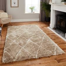 Check spelling or type a new query. Buy Think Rugs Morocco 2491 Beige Cream Shaggy Rug Therugshopuk
