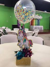 Unicorn Table Centerpiece Unicorn Theme Party Unicorn Party Decorations Unicorn Birthday Parties