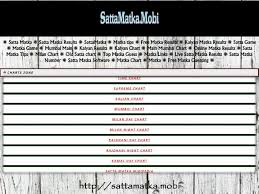 25 Rational Satta Panel Chart