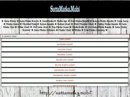 25 rational satta panel chart