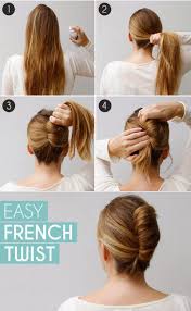 Long Hair French Twist Bun In Few Minutes Step By Step Entertainment News Photos Videos Ca Bun Hairstyles For Long Hair French Twist Hair Beautiful Hair