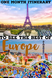 month europe travel itinerary