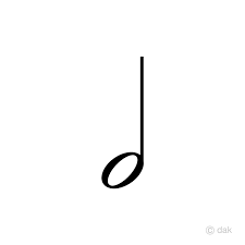 Let's see how the half note rest works within an exercise! Half Note Symbol Free Png Image Illustoon