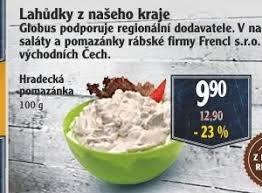 Mš, spzš a prš, hradecká 1231, 50003 hradec králové. Hradecka Pomazanka Frencl V Akci Globus Od 2 2 2017