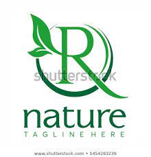 Letter R Logo Concept Nature Green Leaf Symbol Initials R Icon Natural Design Stock Vector Logo Concept Lettering Letter R