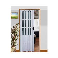 İzmir otomatik kepenk baş kepenk. Erikmann Katlanir Akordiyon Pvc Kapi Camli Tek Acilim Beyaz Fiyati