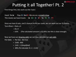 Pot Odds In Poker Explained - Quick Trick To Remember - Youtube