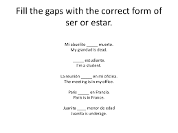 You will see a summary of the results when you submit the assignment. Leso Ser Vs Estar