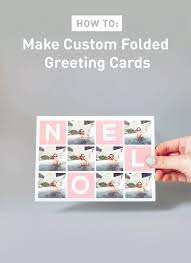 For a brighter, festive shine, go with metallic greeting cards. How To Make Custom Greeting Cards From Your Photos Social Print Studio
