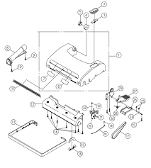 Riccar 8955 Parts Vacuum Repair Diagrams
