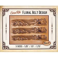 Classes fill quickly, new patterns release. Buy Springfield Leather Company Carverite Tooling Patterns Floral Belt Online In Kuwait B07f24d6ky