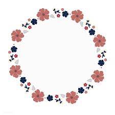 Round Colorful Floral Border Vector Free Image By Rawpixel Com Kappy Kappy Floral Doodle Floral Poster Vintage Flowers Wallpaper