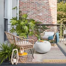 Fade resistant resin to prevent sun damage; Palma Outdoor Rattan Lounge Chair Set Of 2