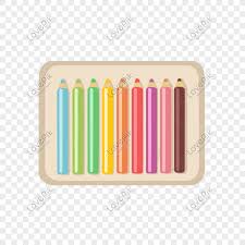 Pensil Warna Kartun Yang Digambar Tangan Png Grafik Gambar Unduh Gratis Lovepik