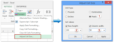 How To Set Column Width And Row Height For A Range In Excel