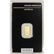 They are a really good way to make small investments. 1 Gram Gold Bar Argor Heraeus 999 9 Fine In Assay