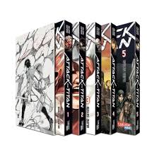 The story follows eren yeager, who vows to exterminate. Attack On Titan Bande 1 5 Im Sammelschuber Mit Extra Atemberaubende Fantasy Action Im Kampf Gegen Grauenhafte Titanen Takagi Gmbh Books More é«˜æœ¨æ›¸åº— ãƒ‰ã‚¤ãƒ„