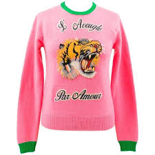 Gucci Iconic Bubble Gum Pink Wool Sweater In 2020 Pink Pullover Sweater Wool Sweaters Woolen Sweaters