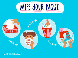 Wipe Your Nose Snuffle Station Primary School Poster Printable Teaching Resources Station Printable School Posters