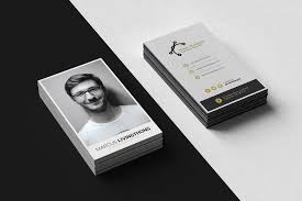 Black creative business card template. Minimalist Business Card Graphic By Onedsgn Creative Fabrica