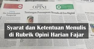 We did not find results for: Syarat Dan Ketentuan Menulis Di Rubrik Opini Harian Fajar Mugniar Mamak Blogger Makassar