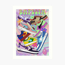 Maybe you would like to learn more about one of these? Bapesta Art Prints Redbubble