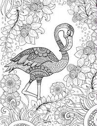 Free Printable Adult Coloring Page Of Pink Flamingo Bird Malvorlagen Tiere Vogel Malvorlagen Ausmalbilder