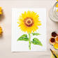 Workshop | Sunny Strokes: Beginners Sunflower Watercolor