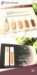 Fenty beauty gift card boots. Fenty Beauty Pro Filt R Foundation Sample Card Fenty Beauty Beauty Fenty