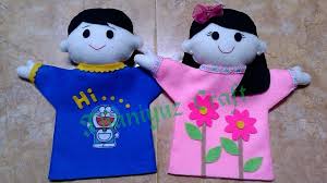 Boneka Tangan Dari Kain Flanel Bisa Buat Sarana Belajar Pada Anak Anak Titere De Fieltro Manualidades Muneca De Trapo