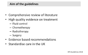 The current guidelines say epithelioid. Investigation And Management Of Malignant Pleural Mesothelioma Ppt Download