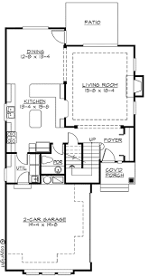 Plan 2300jd Northwest House Plan For Narrow Corner Lot House Plans Narrow House Plans Garage House Plans