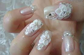 Acrylic flower nail designs : 51 Very Beautiful 3d Flowers Nail Art Designs