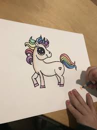 Need a cute little unicorn on your desk while you do your homework? Draw So Cute Unicorn Cute Drawings Cute Unicorn Unicorn Drawing