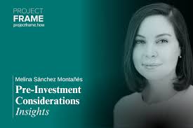 Pre-Investment Considerations: Deep Dive with AENU's Melina Sánchez  Montañés — Frame