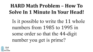 Hard Math Problem Solved In 1 Minute Math Problem Solving Solve Algebra Problems Algebra Problems