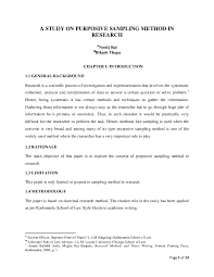 Interested in cases simply because they are not depend on all researchers need to ask themselves are what they. Pdf A Study On Purposive Sampling Method In Research Neetij Rai Academia Edu