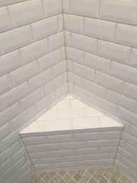 It's common for a shower to develop mold and mildew for areas that are solid, which will be most of the shower, grinding out about half of the depth of the grout is enough. Avoid Cracked Grout Caulk Tile Shower Corners Shower Corner Shower Tile Corner Shower Tile