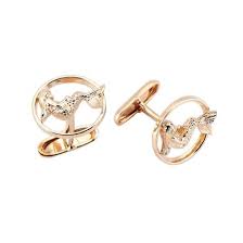 Lori Design Pembe Altin Deniz Kizi Kol Dugmesi Netlence Com Stud Earrings Heart Ring Earrings