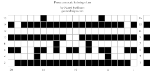 Frost A Mosaic Knitting Stitch Pattern String Geekery