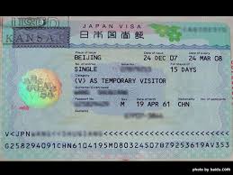 Additionally, you may also need to pay other. Tourist Visa And Passport In Japan