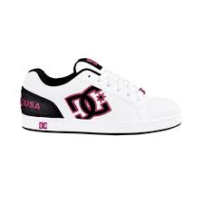 Black And Pink Womens Dc Shoes Womens Dc Clemente Skate Shoe White Black Pink Shoes Dc Shoes Women Dc Shoes Girls Sock Shoes