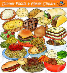 Check spelling or type a new query. Dinner Foods And Meals Clipart Set Commercial Graphics By Clipart 4 School Https Clipart4school Com Product Dinner Food Clipart Clip Art Dinner Recipes